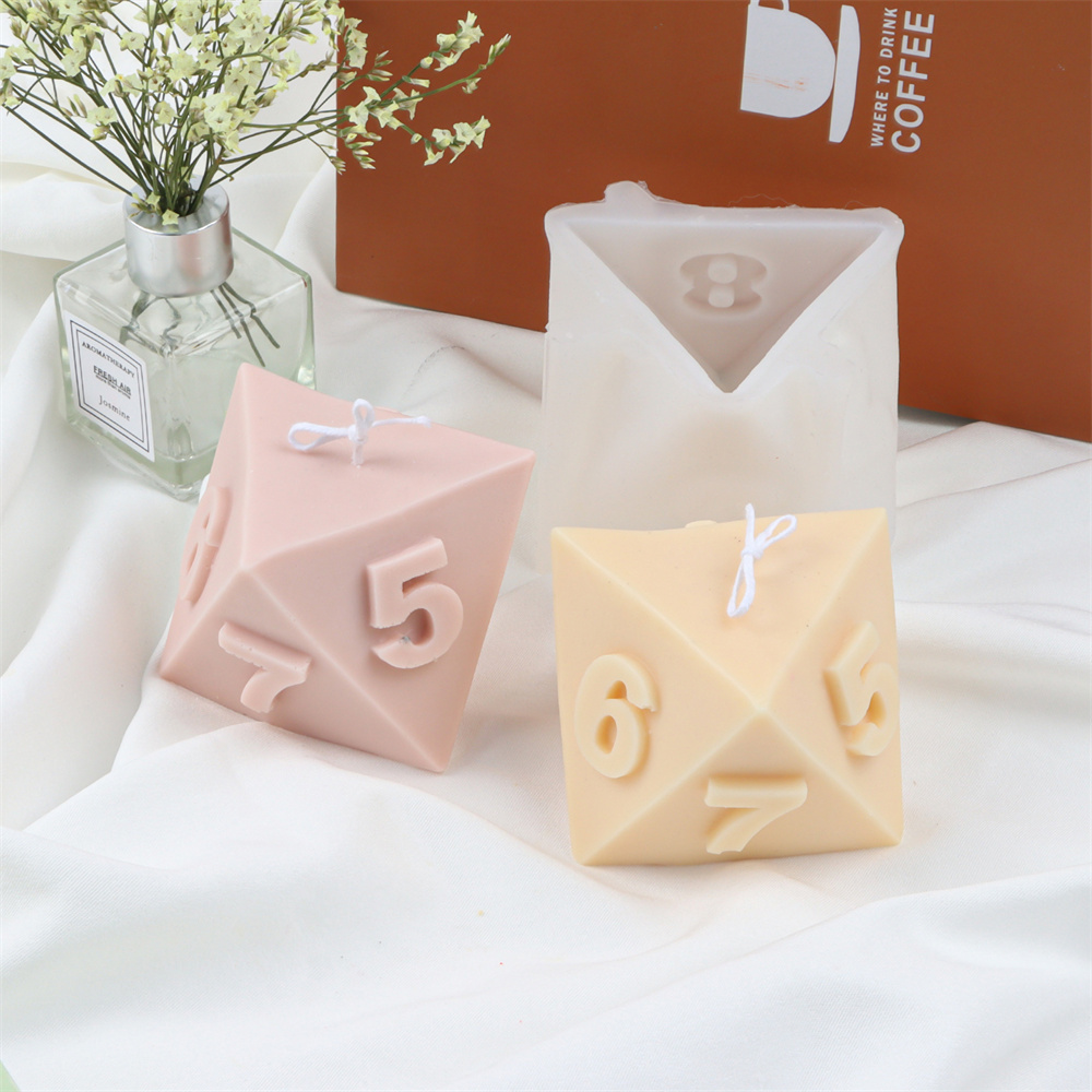 Large Silicone Polyhedral Dice - Soap Making Additives 评论和价格